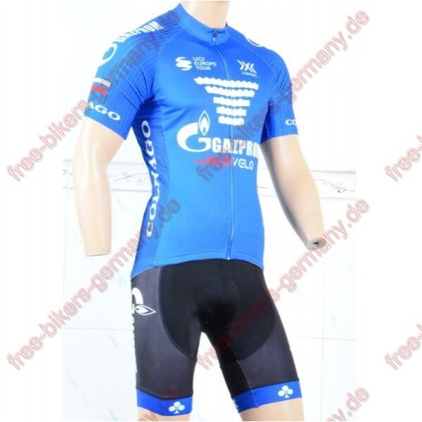 Profiteam 2018 Gazprom-Rusvelo Fahrradbekleidung Trikot Kurzarm Radtrikot De Profiteam 2018 Gazprom-Rusvelo Fahrradbekleidung Trikot Kurzarm Radtrikot De