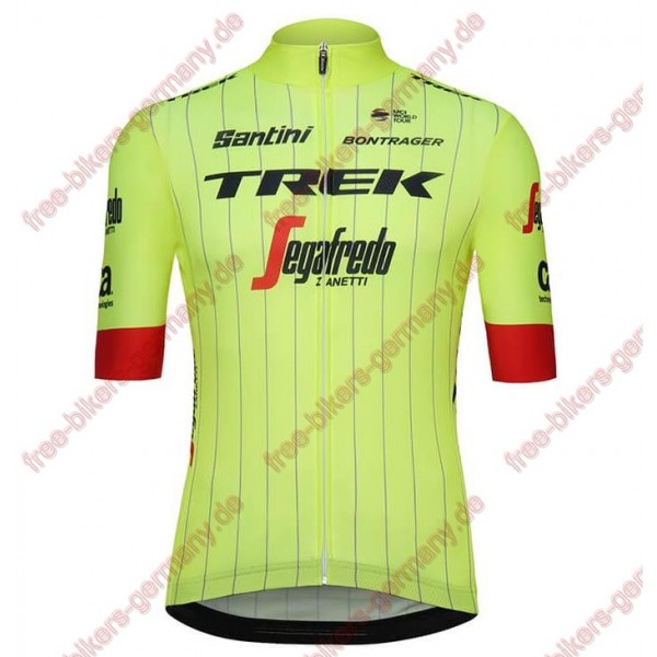 Profiteam 2018 Trek Segafredo fluo gelb Trikot Kurzarm Outlet Radtrikot De