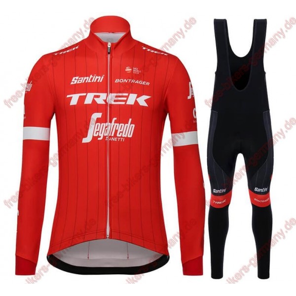 Profiteam 2018 Trek Segafredo rot Fahrradbekleidung Trikot Langarm+Lang Tr Radtrikot De