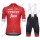 Profiteam 2018 Trek Segafredo rot Radbekleidung Satz Trikot Kurzarm+Trägerh Radtrikot De