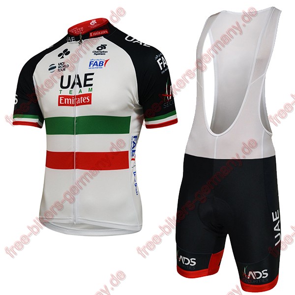 Profiteam 2018 UAE ITALIAN CHAMPION Radbekleidung Satz Trikot Kurzarm+Trägerh Radtrikot De Profiteam 2018 UAE ITALIAN CHAMPION Radbekleidung Satz Trikot Kurzarm+Trägerh Radtrikot De