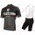 Profiteam 2018 Bianchi Milano Attone schwarz Radbekleidung Satz Trikot Kurzarm+Trägerhosen Sets Radtrikot De