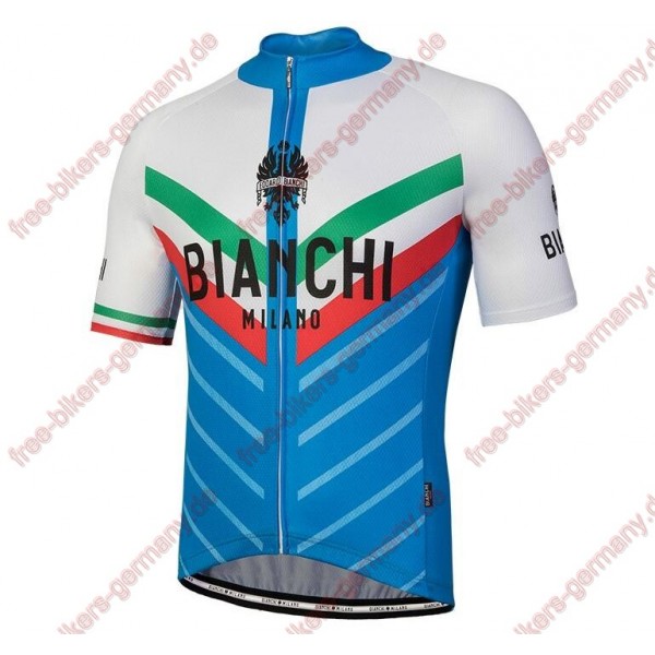 Profiteam 2018 Bianchi Milano Tiera Blau Weiß Trikot Kurzarm 13582XF Radtrikot De Profiteam 2018 Bianchi Milano Tiera Blau Weiß Trikot Kurzarm 13582XF Radtrikot De