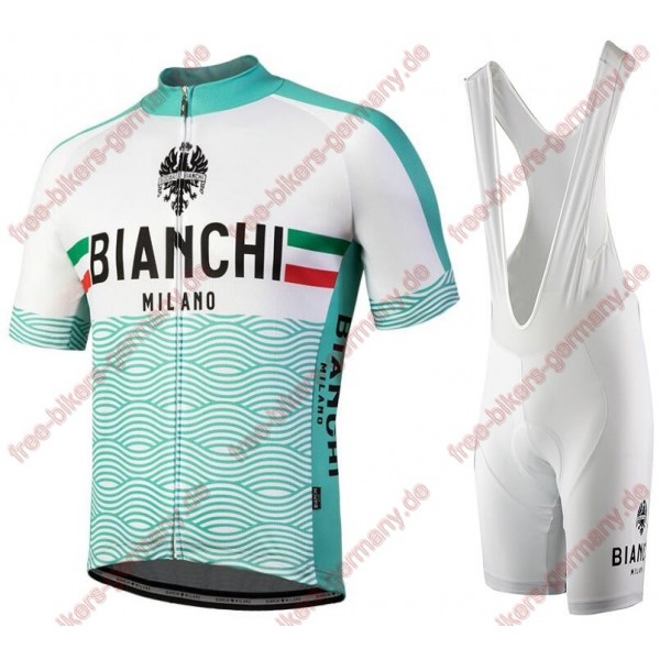 Profiteam 2018 Bianchi Milano Attone Weiß Radbekleidung Satz Trikot Kurzarm+Trägerhosen Sets Radtrikot De Profiteam 2018 Bianchi Milano Attone Weiß Radbekleidung Satz Trikot Kurzarm+Trägerhosen Sets Radtrikot De