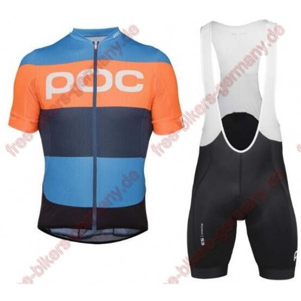 Profiteam 2018 POC Essential furfural multi Blau Radbekleidung Satz Trikot Kurzarm+Trägerhosen Sets Radtrikot De Profiteam 2018 POC Essential furfural multi Blau Radbekleidung Satz Trikot Kurzarm+Trägerhosen Sets Radtrikot De