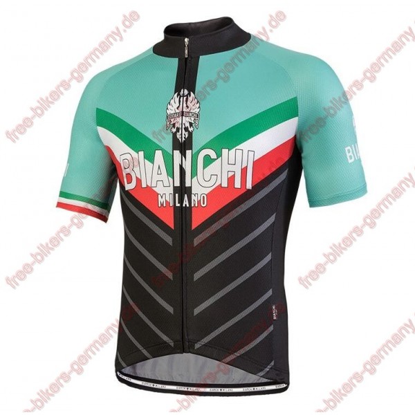Profiteam 2018 Bianchi Milano Tiera Blau schwarz Trikot Kurzarm 33016BB Radtrikot De Profiteam 2018 Bianchi Milano Tiera Blau schwarz Trikot Kurzarm 33016BB Radtrikot De