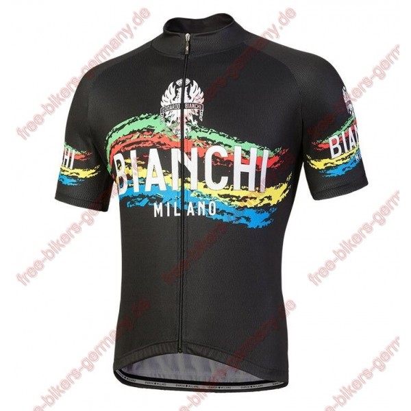 Profiteam 2018 Bianchi Milano Misegna schwarz Trikot Kurzarm 44253LZ Radtrikot De