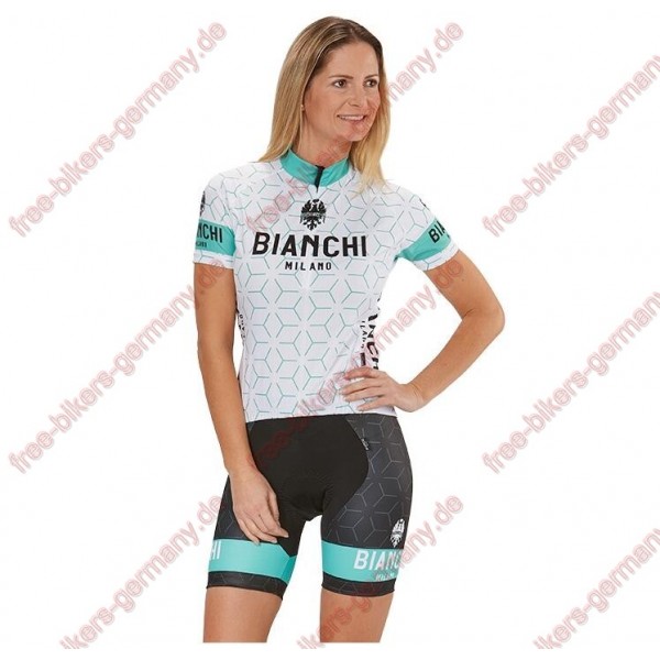 Profiteam 2018 Bianchi Milano Nevola Weiß Damen Fahrradbekleidung Trikot Kurzarm+Radhose Radtrikot De Profiteam 2018 Bianchi Milano Nevola Weiß Damen Fahrradbekleidung Trikot Kurzarm+Radhose Radtrikot De