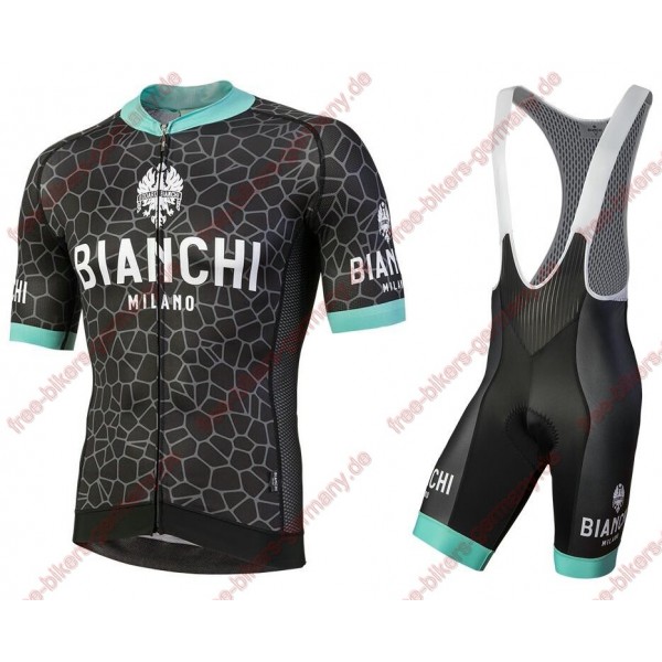 Profiteam 2018 Bianchi Milano Venteno Radbekleidung Satz Trikot Kurzarm+Trägerhosen Sets Radtrikot De