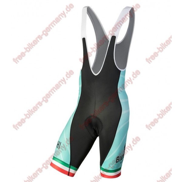 Profiteam 2018 Bianchi Milano Tiera Blau schwarz Trägerhosen Set 58696AK Radtrikot De Profiteam 2018 Bianchi Milano Tiera Blau schwarz Trägerhosen Set 58696AK Radtrikot De
