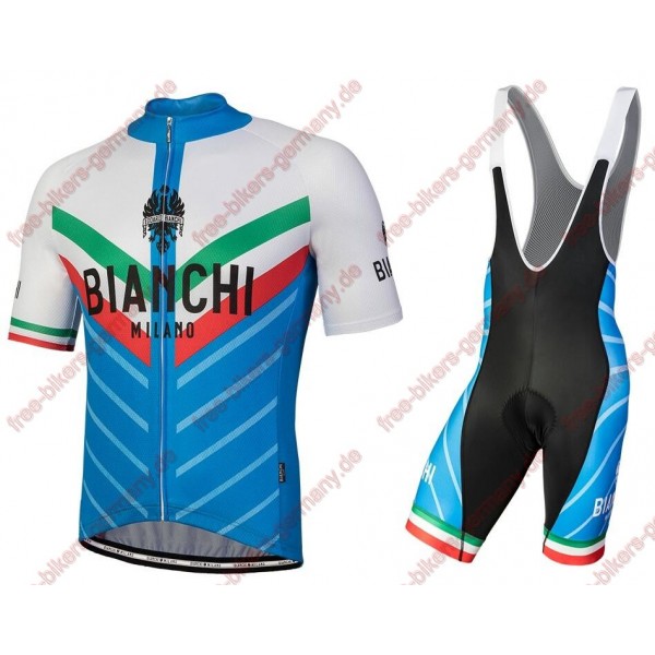 Profiteam 2018 Bianchi Milano Tiera Blau Weiß Radbekleidung Satz Trikot Kurzarm+Trägerhosen Sets Radtrikot De Profiteam 2018 Bianchi Milano Tiera Blau Weiß Radbekleidung Satz Trikot Kurzarm+Trägerhosen Sets Radtrikot De