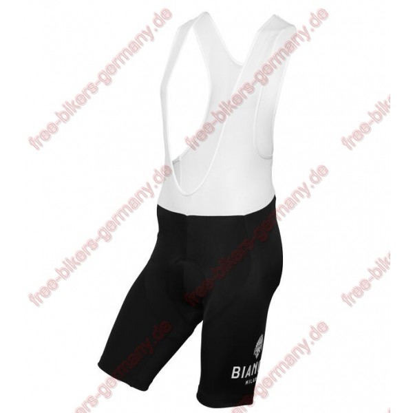 Profiteam 2018 Bianchi Milano Attone schwarz Trägerhosen Set 69453PH Radtrikot De