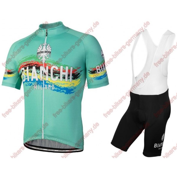 Profiteam 2018 Bianchi Milano Radbekleidung Satz Trikot Kurzarm+Trägerhosen Sets Radtrikot De Profiteam 2018 Bianchi Milano Radbekleidung Satz Trikot Kurzarm+Trägerhosen Sets Radtrikot De
