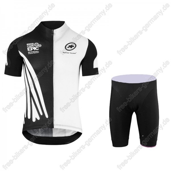 Assos SS.Capeepicx Equipe Trikot Kurzarm+Fahrradhose schwarz W Radtrikot De