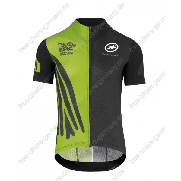 Assos SS.Capeepicx Trikot Kurzarm Grün schwarz 2018 Radtrikot De