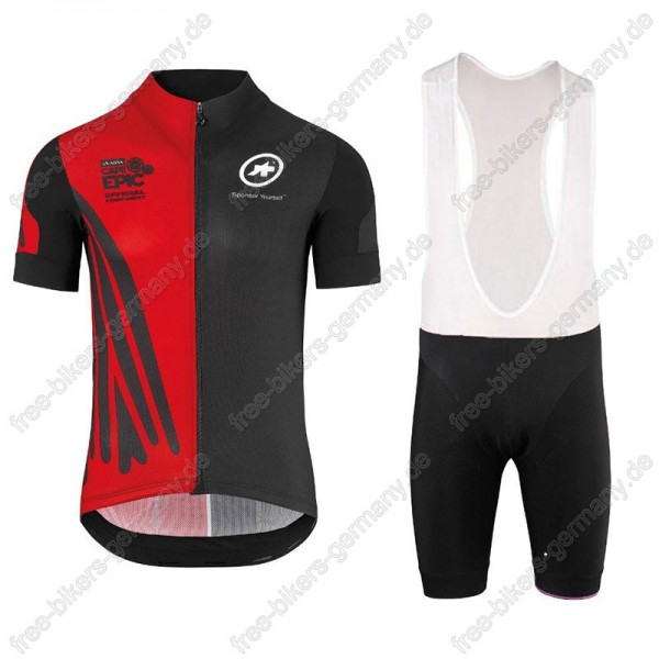 Assos SS.Capeepicx Radbekleidung Satz Trikot Kurzarm+Trägerhosen Set schwarz  Radtrikot De