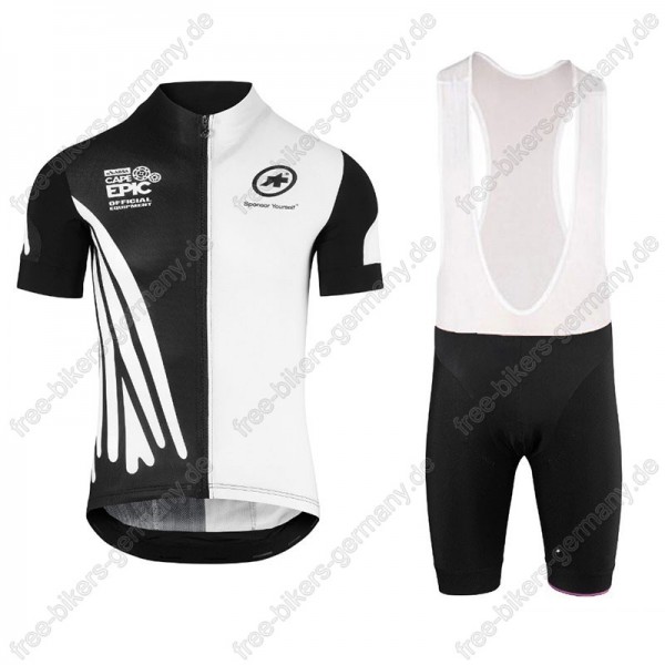 Assos SS.Capeepicx Radbekleidung Satz Trikot Kurzarm+Trägerhosen Set schwarz W Radtrikot De
