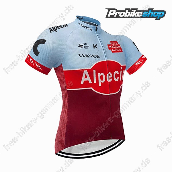 Katusha Alpecin rot Trikot Kurzarm 2018 Radtrikot De Katusha Alpecin rot Trikot Kurzarm 2018 Radtrikot De