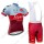 Katusha Alpecin rot Radbekleidung Satz Trikot Kurzarm+Trägerhosen  Radtrikot De