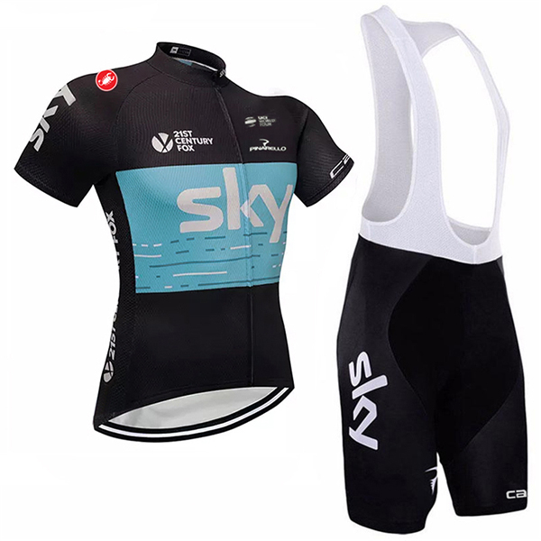 Sky Trikot Kurzarm 2018 schwarz Blau Radtrikot De Sky Trikot Kurzarm 2018 schwarz Blau Radtrikot De