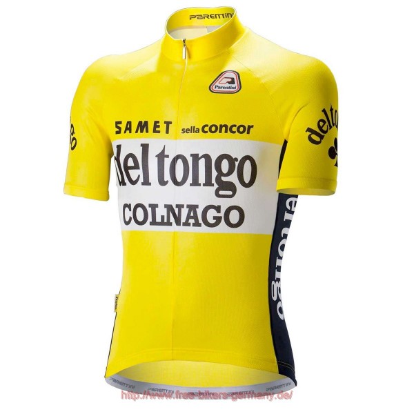 COLNAGO DEL TONGO gelb Fahrradbekleidung Radtrikot Satz Kurzarm Radtrikot De