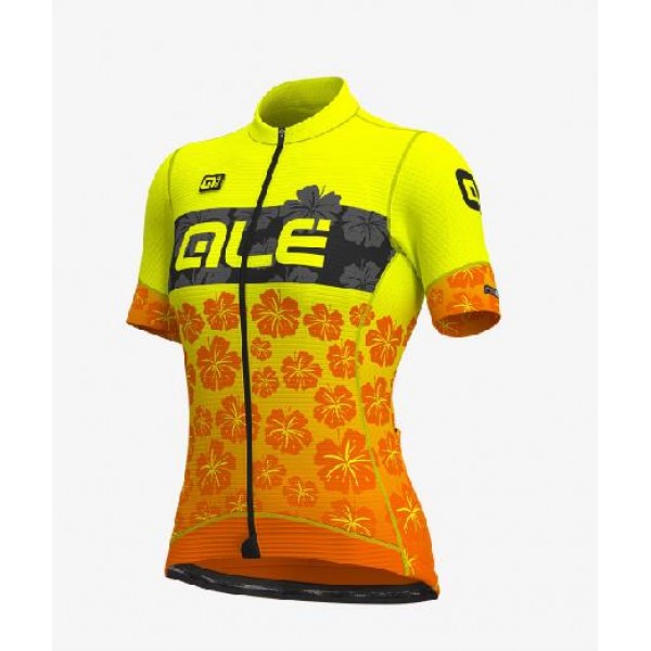Fahrradbekleidung Radsport 2020 Ale Ibisco Damen Trikot Kurzarm Outlet gelb Radtrikot De
