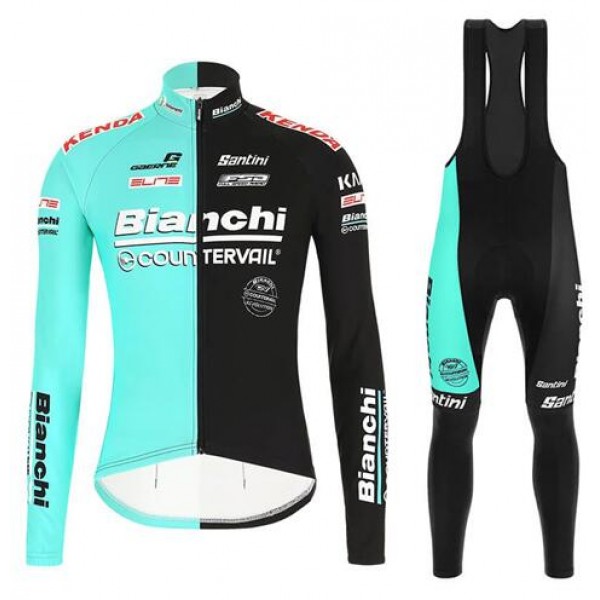 Fahrradbekleidung Radsport 2020 Bianchi Countervail Trikot Langarm+ Trägerho Radtrikot De