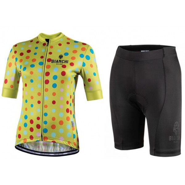 Fahrradbekleidung Radsport 2020 Damen BIANCHI MILANO Silis Radbekleidung Satz Trikot Kurzarm+Fahrradhose Set Out Radtrikot De
