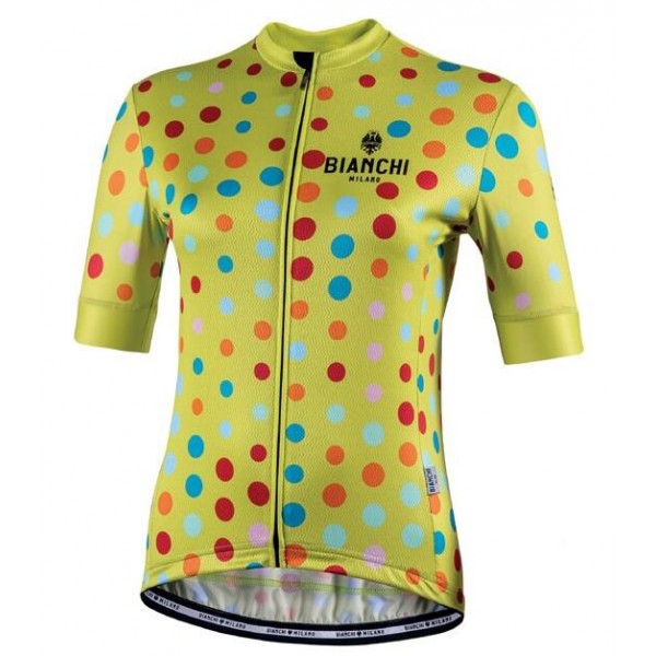 Fahrradbekleidung Radsport 2020 Damen BIANCHI MILANO Silis Trikot Kurzarm Outlet gelb Radtrikot De