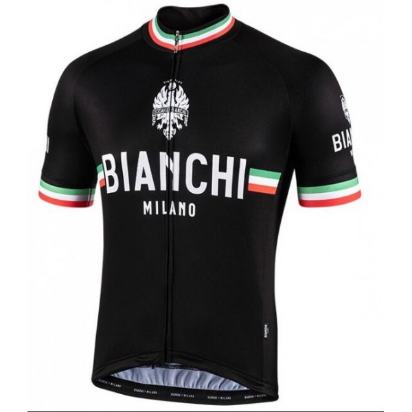 Fahrradbekleidung Radsport 2020 BIANCHI MILANO Isalle Trikot Kurzarm Outlet schwarz Radtrikot De