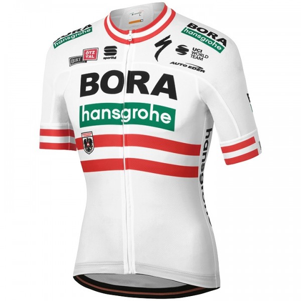 Fahrradbekleidung Radsport 2020 Trikot Kurzarm Outlets BORA-hansgrohe Campione austriaco Radtrikot De