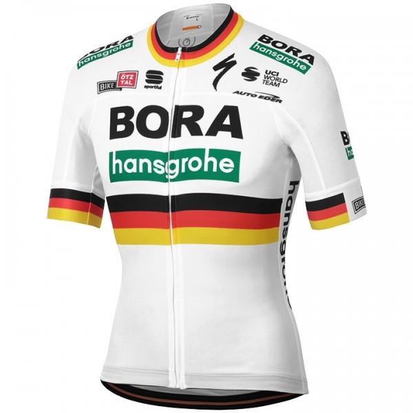 Fahrradbekleidung Radsport 2020 BORA-hansgrohe Deutscher Meister Trikot Kurzarm Outlet Radtrikot De