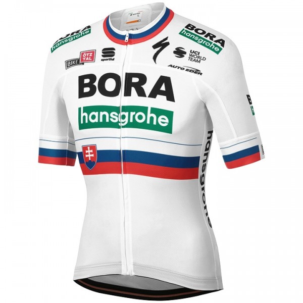 Fahrradbekleidung Radsport 2020 BORA-hansgrohe Slowakischer Meister Trikot Kurzarm Outlet Radtrikot De