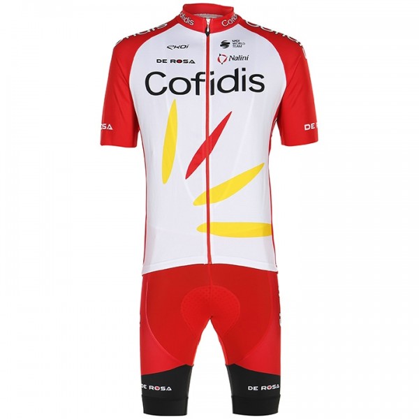 Fahrradbekleidung Radsport 2020 COFIDIS SOLUTIONS CREDITS Radbekleidung Satz Trikot Kurzarm+Fahrradhose Se Radtrikot De