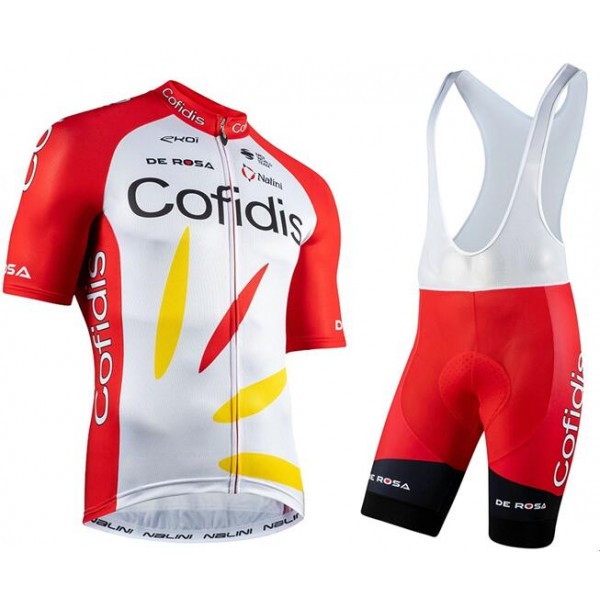 Fahrradbekleidung Radsport 2020 COFIDIS SOLUTIONS CREDITS Radbekleidung Satz Trikot Kurzarm+Trägerhosen Se Radtrikot De