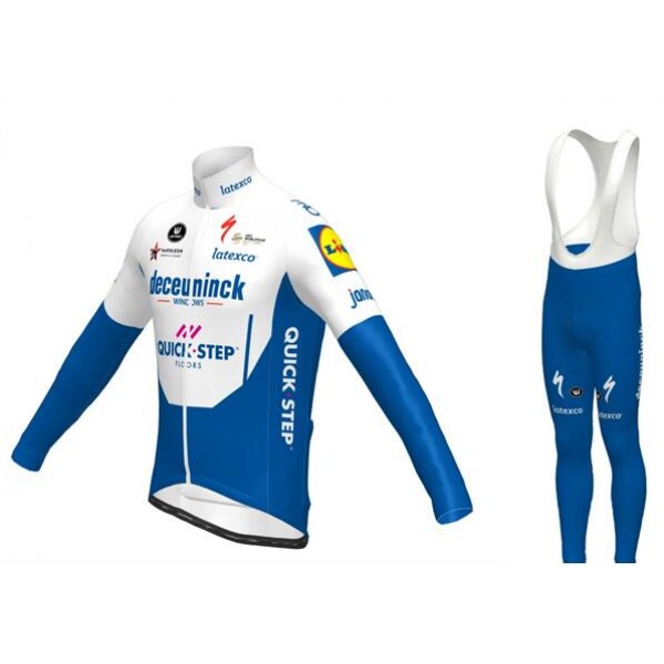 Fahrradbekleidung Radsport 2020 DECEUNINCK QUICK-STEP Trikot Langarm+ Trägerh Radtrikot De Fahrradbekleidung Radsport 2020 DECEUNINCK QUICK-STEP Trikot Langarm+ Trägerh Radtrikot De