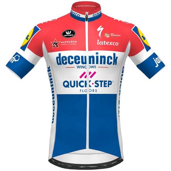 Fahrradbekleidung Radsport 2020 DECEUNINCK QUICK-STEP Dutch Champion Trikot Kurzarm Outlet Radtrikot De Fahrradbekleidung Radsport 2020 DECEUNINCK QUICK-STEP Dutch Champion Trikot Kurzarm Outlet Radtrikot De