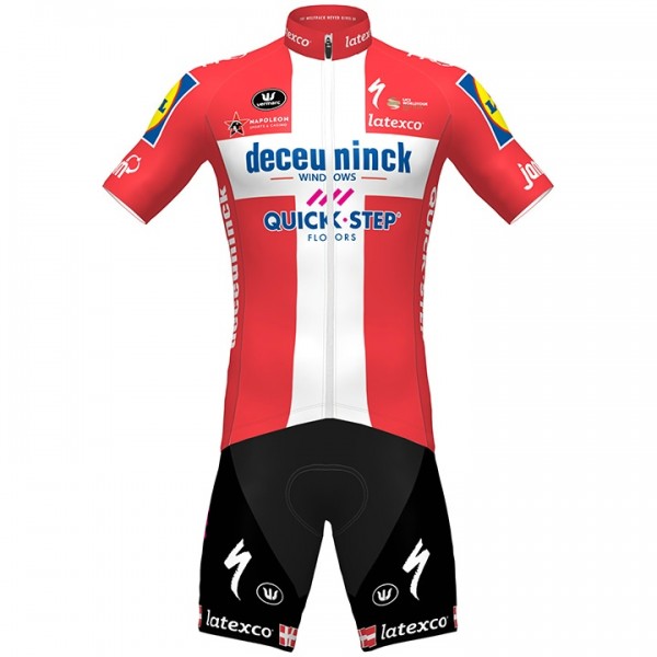 Fahrradbekleidung Radsport 2020 DECEUNINCK QUICK-STEP Danish Champion Radbekleidung Satz Trikot Kurzarm+Fahrradhose Se Radtrikot De Fahrradbekleidung Radsport 2020 DECEUNINCK QUICK-STEP Danish Champion Radbekleidung Satz Trikot Kurzarm+Fahrradhose Se Radtrikot De