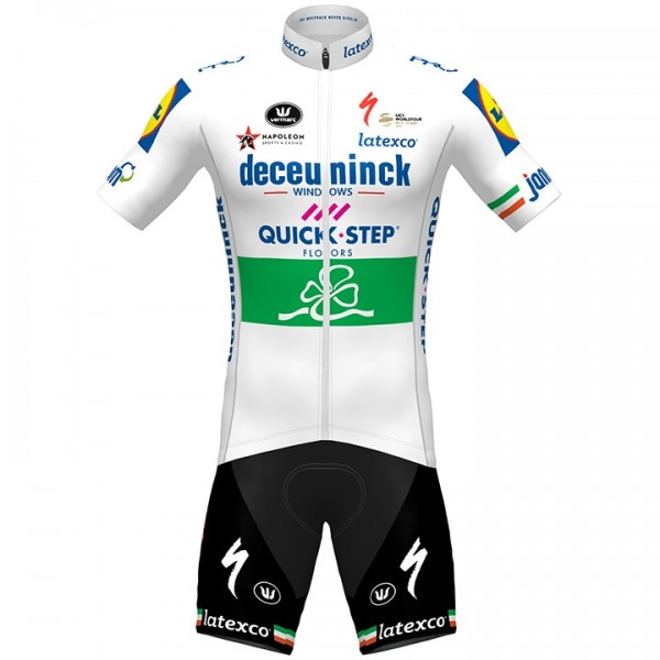 Fahrradbekleidung Radsport 2020 DECEUNINCK QUICK-STEP Irish Champion Radbekleidung Satz Trikot Kurzarm+Fahrradhose Se Radtrikot De Fahrradbekleidung Radsport 2020 DECEUNINCK QUICK-STEP Irish Champion Radbekleidung Satz Trikot Kurzarm+Fahrradhose Se Radtrikot De