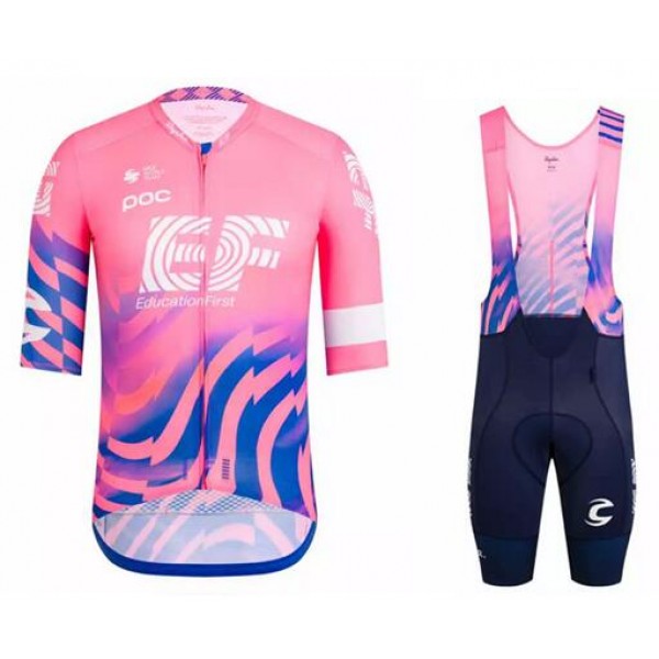Fahrradbekleidung Radsport 2020 EF Education First Radbekleidung Satz Trikot Kurzarm+Trägerhosen Se Radtrikot De