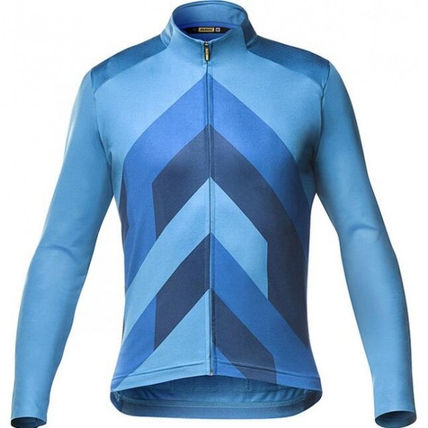 Fahrradbekleidung Radsport 2020 MAVIC Cosmic Graphic Trikot Langarmblau Radtrikot De Fahrradbekleidung Radsport 2020 MAVIC Cosmic Graphic Trikot Langarmblau Radtrikot De