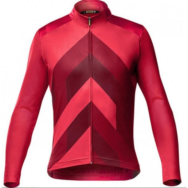 Fahrradbekleidung Radsport 2020 MAVIC Cosmic Graphic Trikot Langarmrot Radtrikot De Fahrradbekleidung Radsport 2020 MAVIC Cosmic Graphic Trikot Langarmrot Radtrikot De