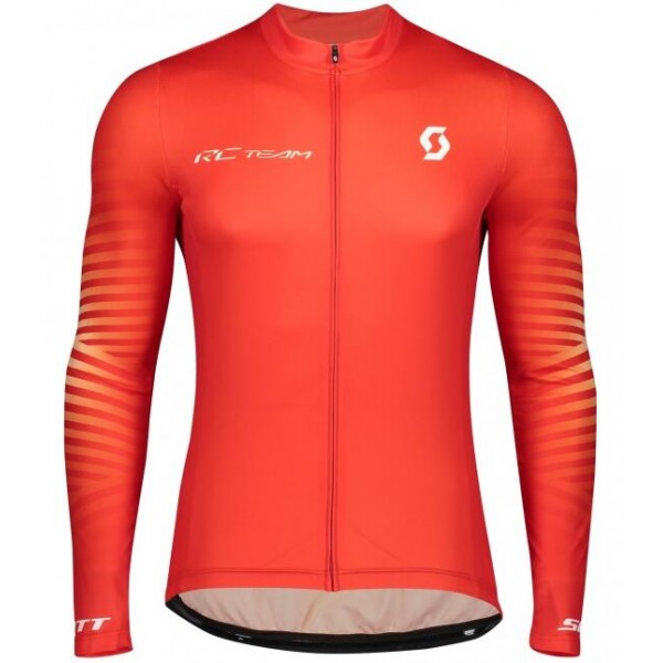 Fahrradbekleidung Radsport 2020 SCOTT RC TEAM 10 Trikot Langarmrot Radtrikot De