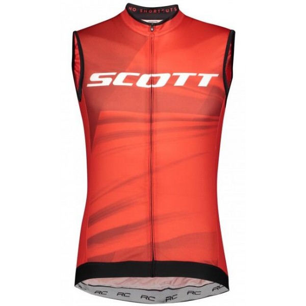 Fahrradbekleidung Radsport 2020 SCOTT RC Pro maglia senza maniche rot Radtrikot De