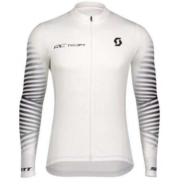 Fahrradbekleidung Radsport 2020 SCOTT RC TEAM 10 Trikot LangarmWeiß Radtrikot De