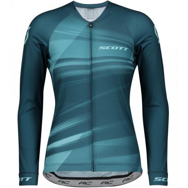 Fahrradbekleidung Radsport 2020 Damen SCOTT RC Pro Trikot Langarmblau Radtrikot De Fahrradbekleidung Radsport 2020 Damen SCOTT RC Pro Trikot Langarmblau Radtrikot De