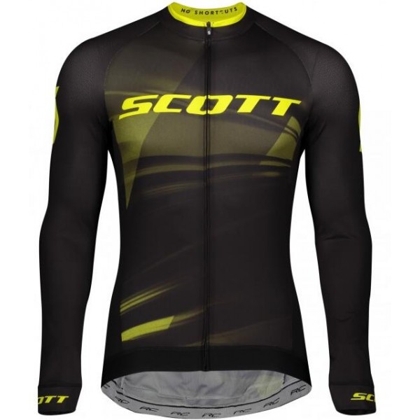 Fahrradbekleidung Radsport 2020 SCOTT RC Pro Trikot Langarmschwarz Radtrikot De