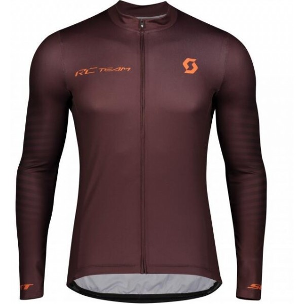 Fahrradbekleidung Radsport 2020 SCOTT RC TEAM 10 Trikot Langarmmarrone Radtrikot De Fahrradbekleidung Radsport 2020 SCOTT RC TEAM 10 Trikot Langarmmarrone Radtrikot De
