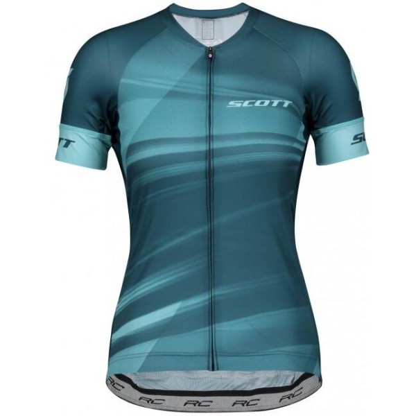 Fahrradbekleidung Radsport 2020 Damen SCOTT RC Pro Trikot Kurzarm Outlet blau Radtrikot De