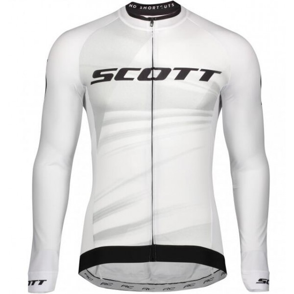 Fahrradbekleidung Radsport 2020 SCOTT RC Pro Trikot LangarmWeiß Radtrikot De